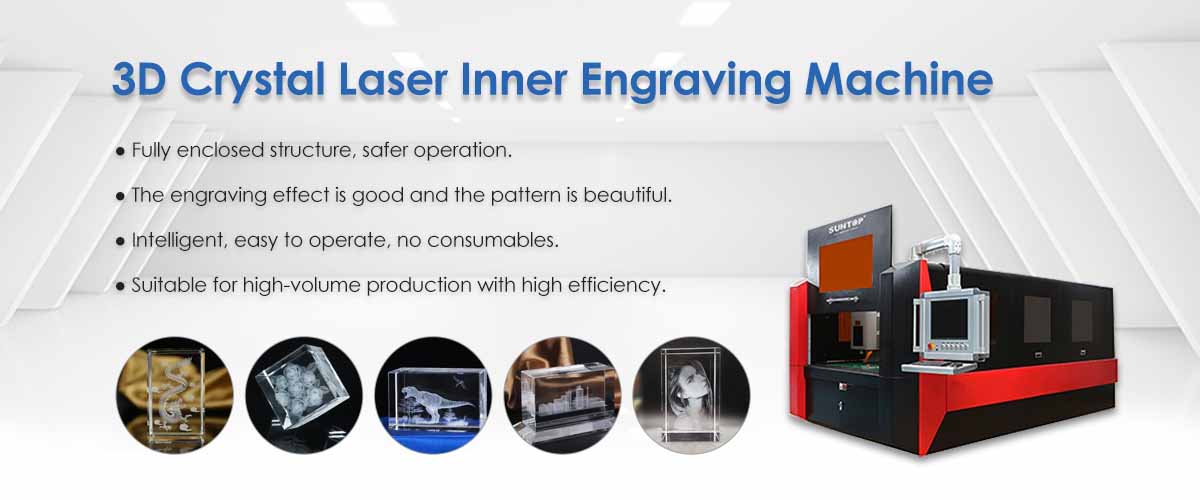3d laser engraving machine for crystal features-Suntop