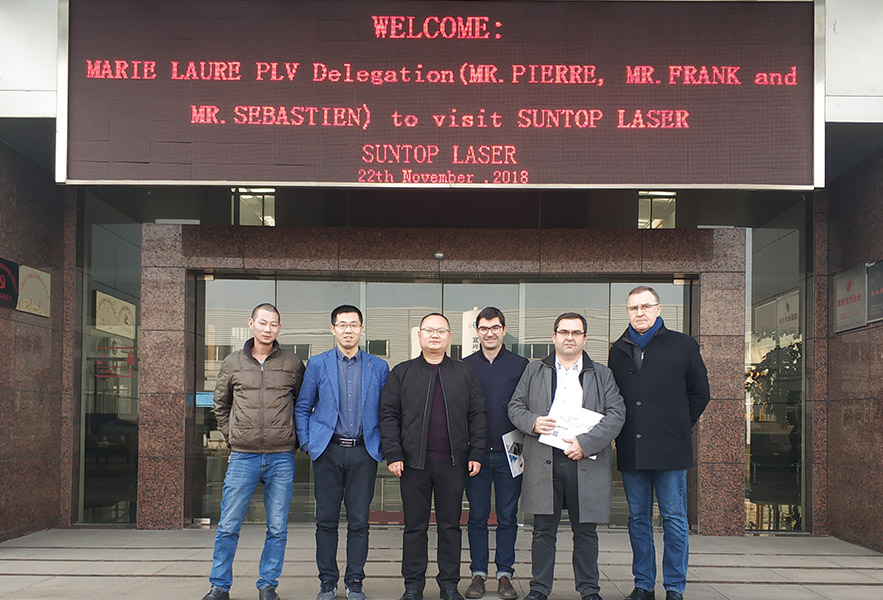 French Delegation Visits SUNTOP Laser Cutting Factory-Suntop French Delegation Visits SUNTOP Laser Cutting Factory-Suntop