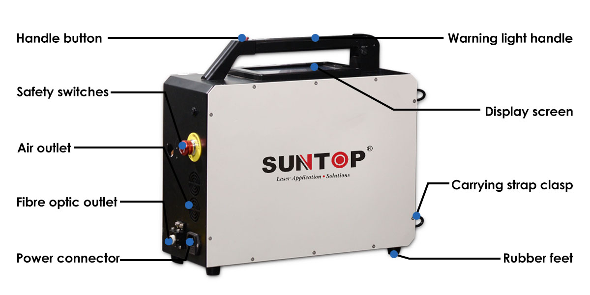 portable laser cleaning machine 100w details-Suntop