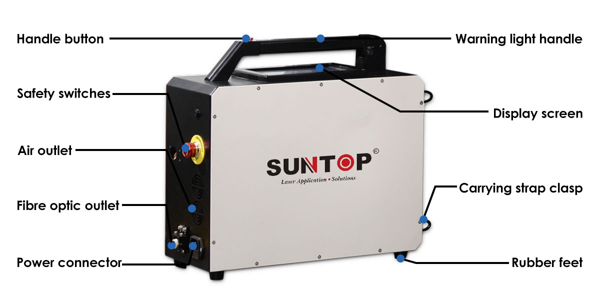 Pulse laser cleaner details-Suntop