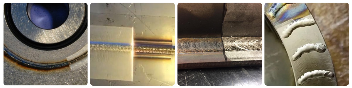 Safe operation of laser welding machines welding bead cleaning samples-Suntop