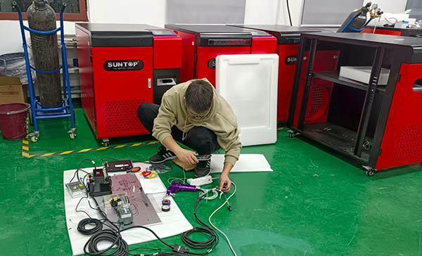 Suntop Laser Engineer Successfully Resolves Issues for Spanish Welding Machine Client Via Video Call