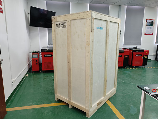 Custom UV Laser Marking Machine for Spanish Client Shipped Featuring Dual Foot Pedals and Sliding Side Doors-14