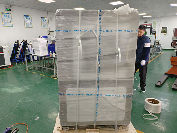 Custom UV Laser Marking Machine for Spanish Client Shipped Featuring Dual Foot Pedals and Sliding Side Doors-12