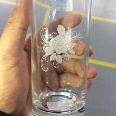 Application of UV laser marking machine on glass