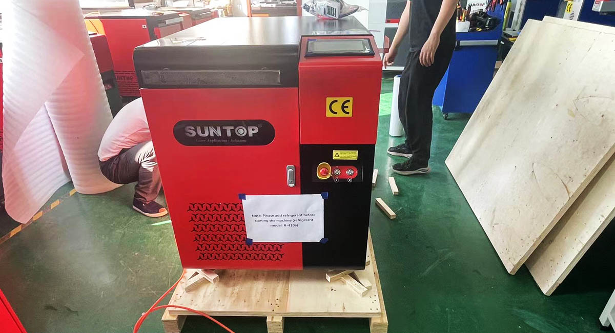 Installation and testing of the laser cleaner for the customer in Uzbekistan was successfully completed and ready for shipment site