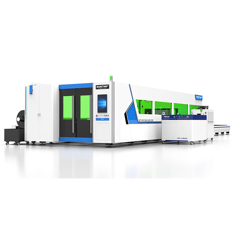 Dual Exchange Platform with Tube Laser Cutting Machine