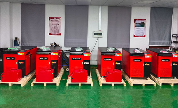 South African Customer's Handheld Laser Welding Machine Assembly Is Completed, After 24 Hours Testing, Ready for Bulk Shipment