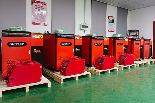 South African customer's handheld laser welding machine assembly is completed, after 24 hours testing, ready for bulk shipment-Suntop