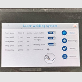 User-Friendly Controls Touchscreen