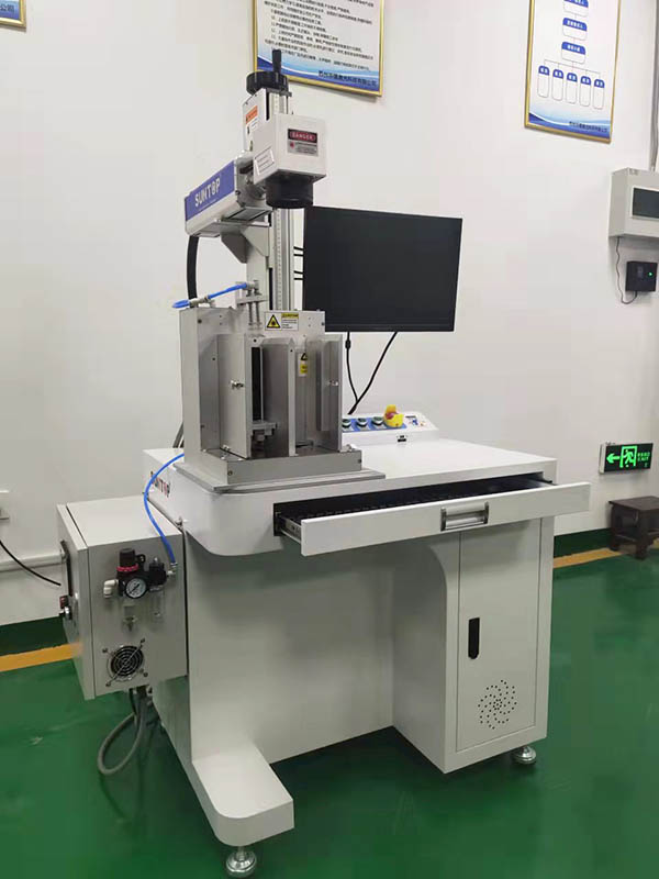 Customized automatic loading and unloading laser marking machine assembled and ready for shipment-1