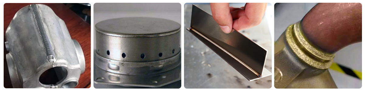 Handheld laser welding machine in the field of sheet metal industry applications samples