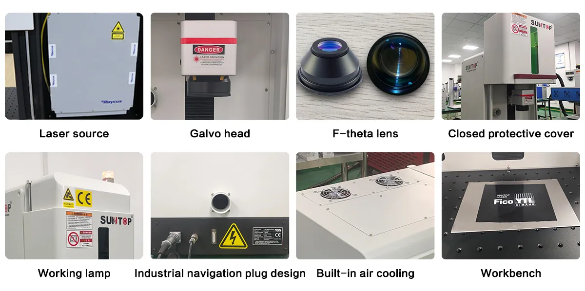 gold laser marking details-Suntop