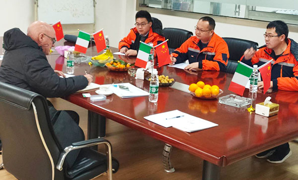 Machinery Agent From Italy Visited Our Factory — Suntop