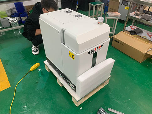Enclosed Portable Laser Marking Machine Purchased by German Customer Successfully Delivered-3