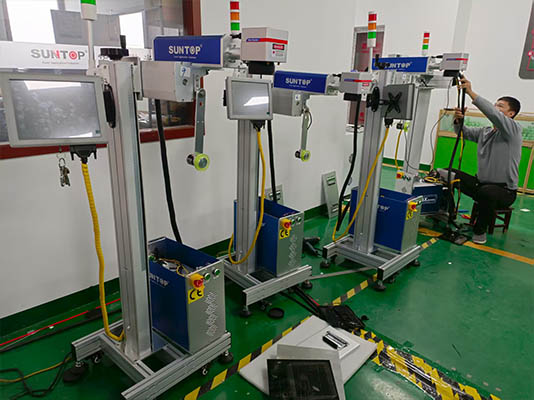 Flying Laser Marking Machine Successfully Assembled and Tested for High Volume Shipment-7