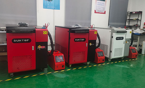 Turkish Customer Successfully Purchased 3 Suntop Handheld Laser Welding Machines, Delivery Preparation Successfully Completed site