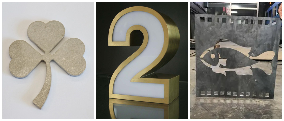 Innovative applications of laser cutting machines in the advertising sign industry samples