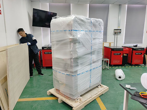 Custom UV Laser Marking Machine for Spanish Client Shipped Featuring Dual Foot Pedals and Sliding Side Doors-11