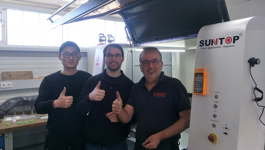 SUNTOP LASER high-precision CNC fiber laser cutting machine was successfully shipped to Germany