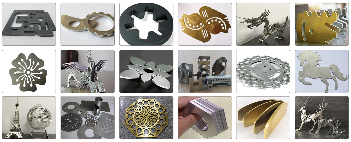 Full enclosed fiber laser cutting machine samples-Suntop