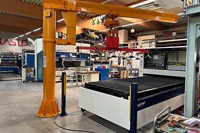 SUNTOP Laser Cutting Machine Successfully Serves German Sheet Metal Processing Customers diaplay