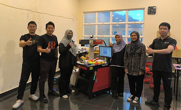 Suntop Delivers 3D UV Laser Marking Machine To Malaysia for Product Upgrade