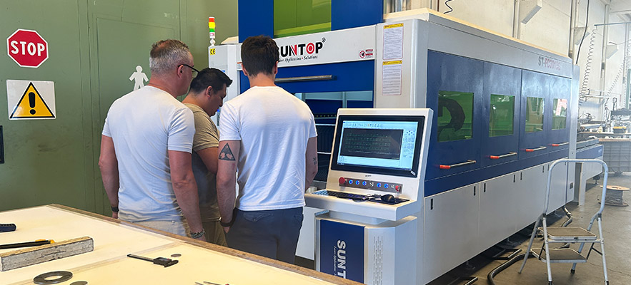 Successful Deployment Italian Customer Laser Cutting Machine Installation Site Review site5-Suntop