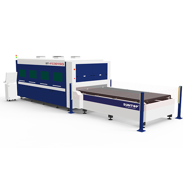 Full Enclosed with Dual Exchanged Table Laser Cutting Machine