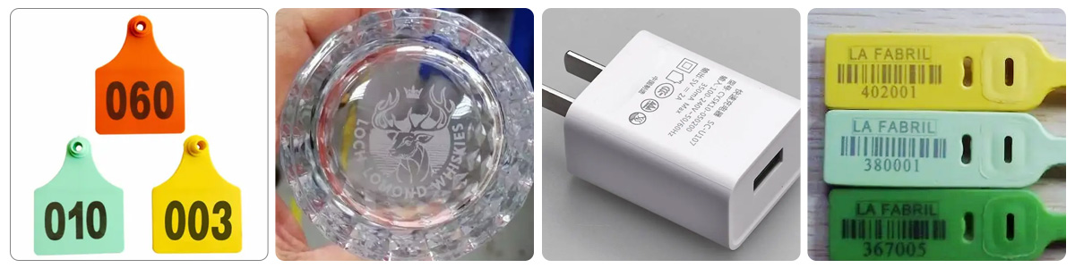 What does a laser marking machine do samples