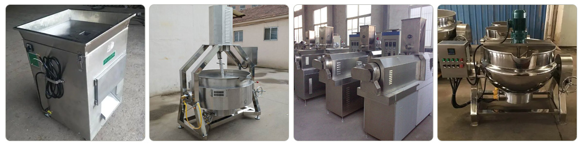 Laser welding processing on food machinery products sample