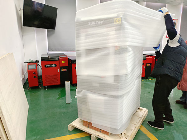 Custom UV Laser Marking Machine for Spanish Client Shipped Featuring Dual Foot Pedals and Sliding Side Doors-8