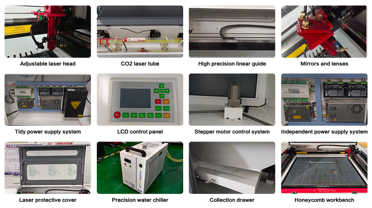 Laser acrylic cutting machine details-Suntop