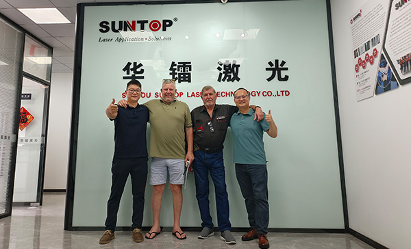 South African Customer Visits Suntop Laser's Factory And Receives High Praise for The Performance of The Laser Welding Machine