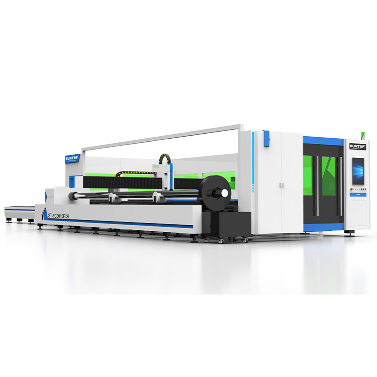 Dual Exchange Platform with Tube Laser Cutting Machine
