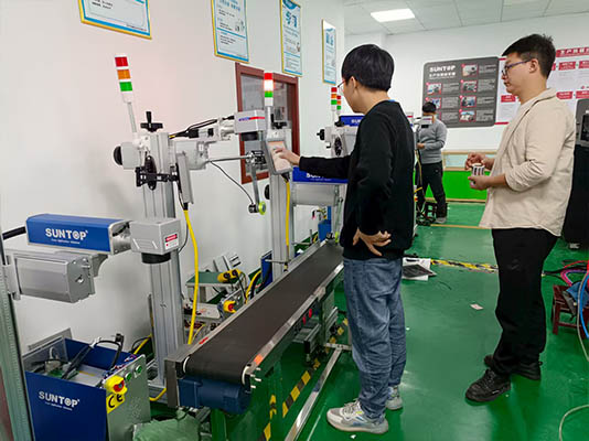 Flying Laser Marking Machine Successfully Assembled and Tested for High Volume Shipment-5