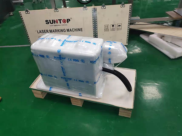 Portable laser marking machine purchased by Colombian customer successfully packed and ready for shipment-1