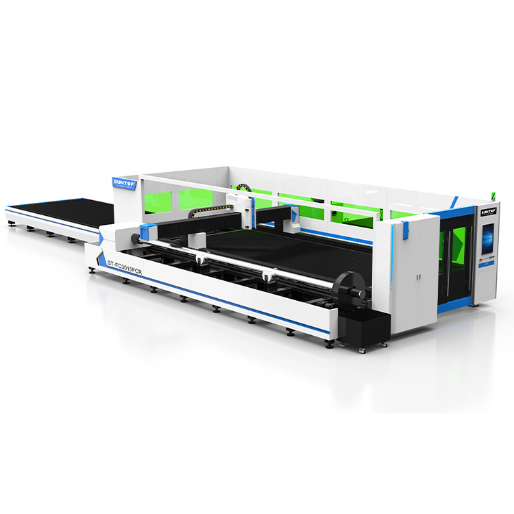 Dual Exchange Platform with Tube Laser Cutting Machine