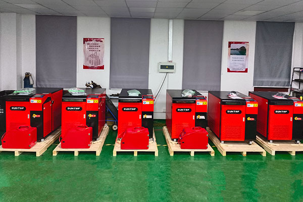 South African Customer's Handheld Laser Welding Machine Assembly Is Completed, After 24 Hours Testing, Ready for Bulk Shipment