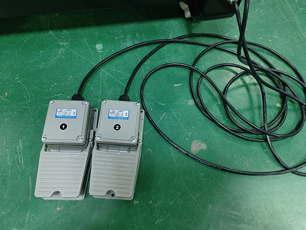 Custom UV Laser Marking Machine for Spanish Client Shipped Featuring Dual Foot Pedals and Sliding Side Doors-1