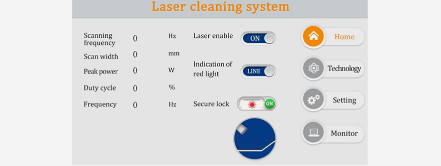 Laser Rust Removal Factory Preset Cleaning Parameters-Suntop