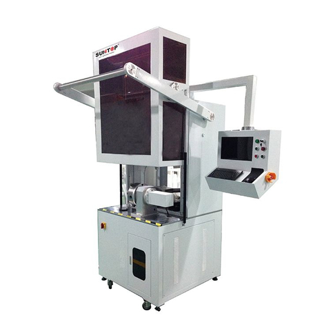 Full Enclosed Laser Marking Machine with Rotary