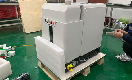 Enclosed Portable Laser Marking Machine Purchased by German Customer Successfully Delivered.jpg