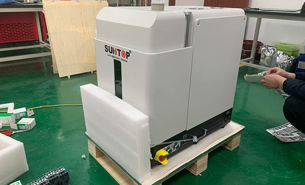 Enclosed Portable Laser Marking Machine Purchased by German Customer Successfully Delivered