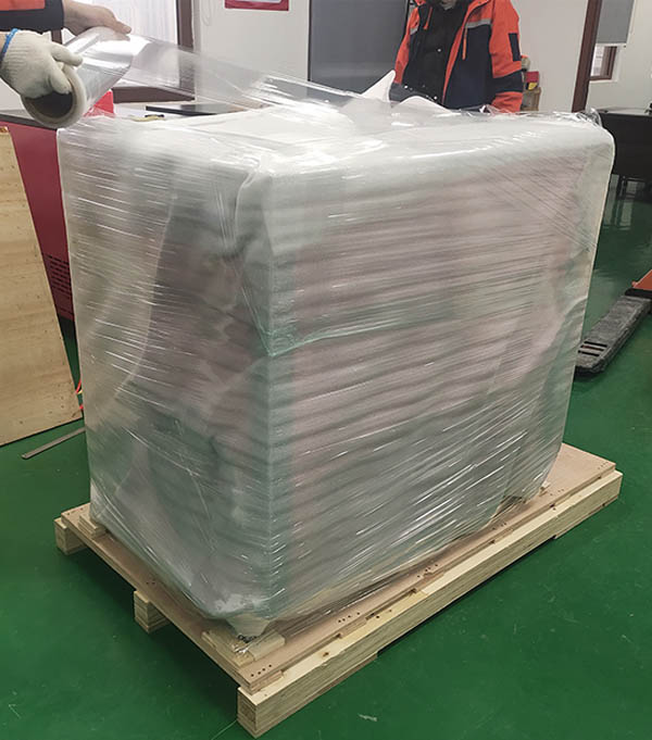 South African customer's handheld laser welding machine assembly is completed, after 24 hours testing, ready for bulk shipment pack2-Suntop