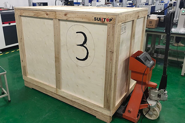 Turkish Customer Successfully Purchased 3 Suntop Handheld Laser Welding Machines, Delivery Preparation Successfully Completed pack3