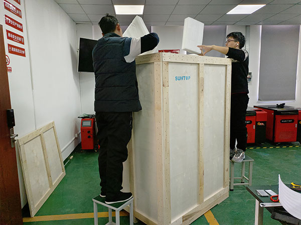 Custom UV Laser Marking Machine for Spanish Client Shipped Featuring Dual Foot Pedals and Sliding Side Doors-13