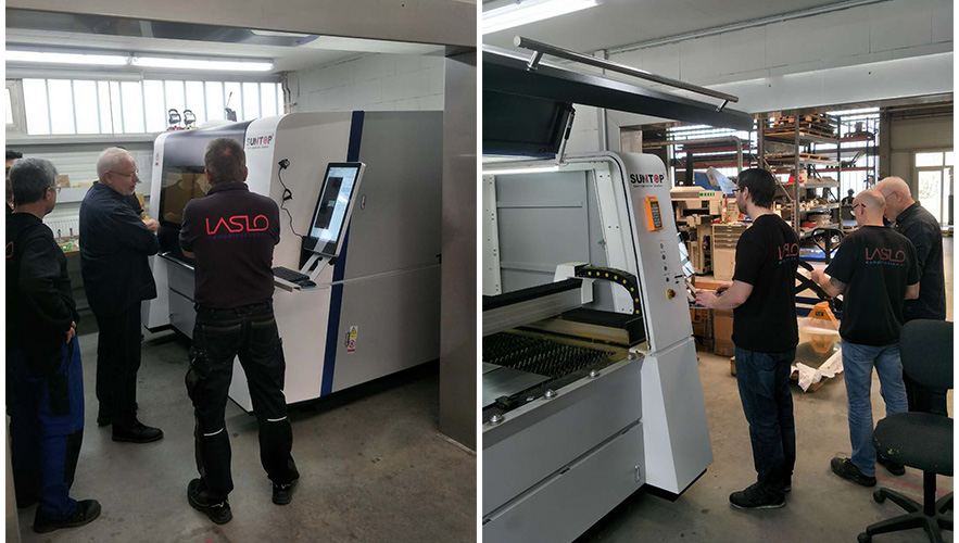 SUNTOP LASER high-precision CNC fiber laser cutting machine was successfully shipped to Germany site-Suntop