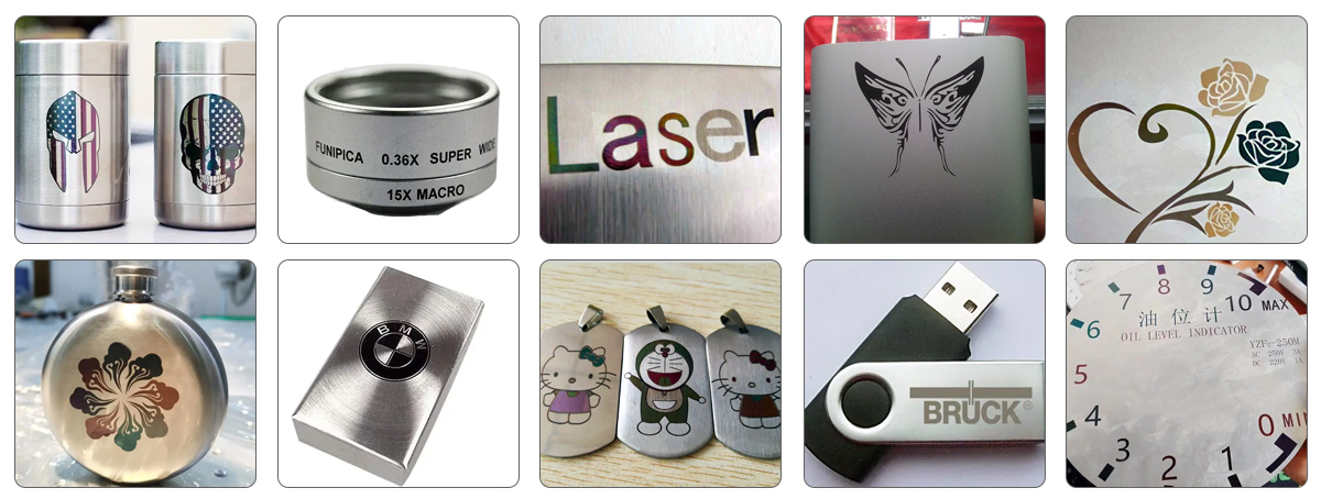 Color laser engraving machine samples-Suntop