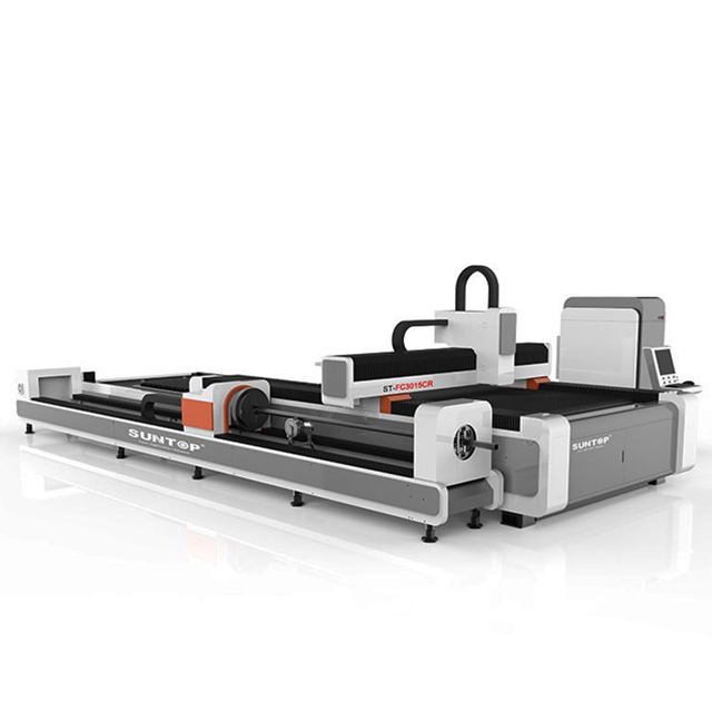 Dual Exchange Platform with Tube Laser Cutting Machine